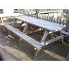 2.4m Double Length Picnic Bench - 0